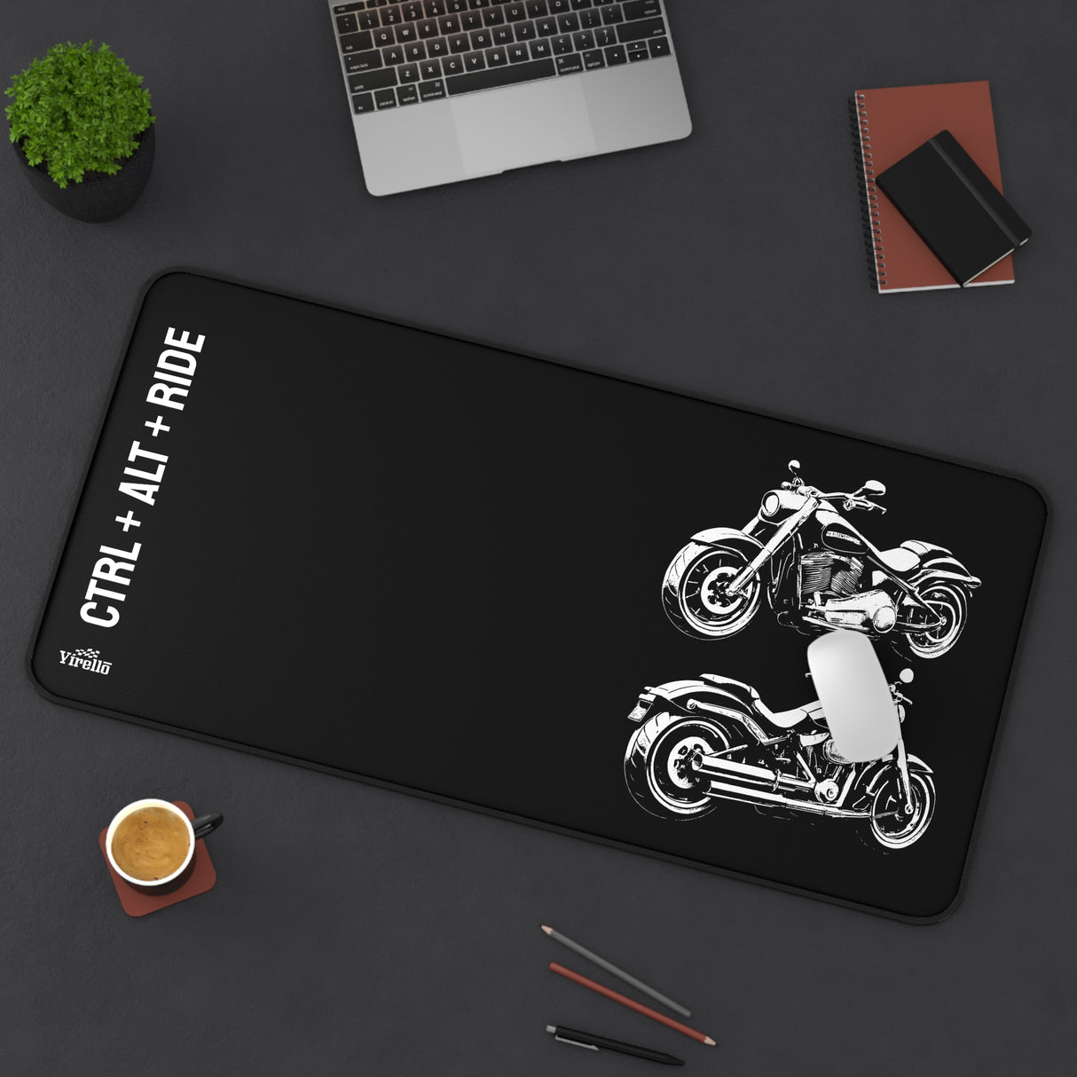 Harley Fat Boy Desk Mat