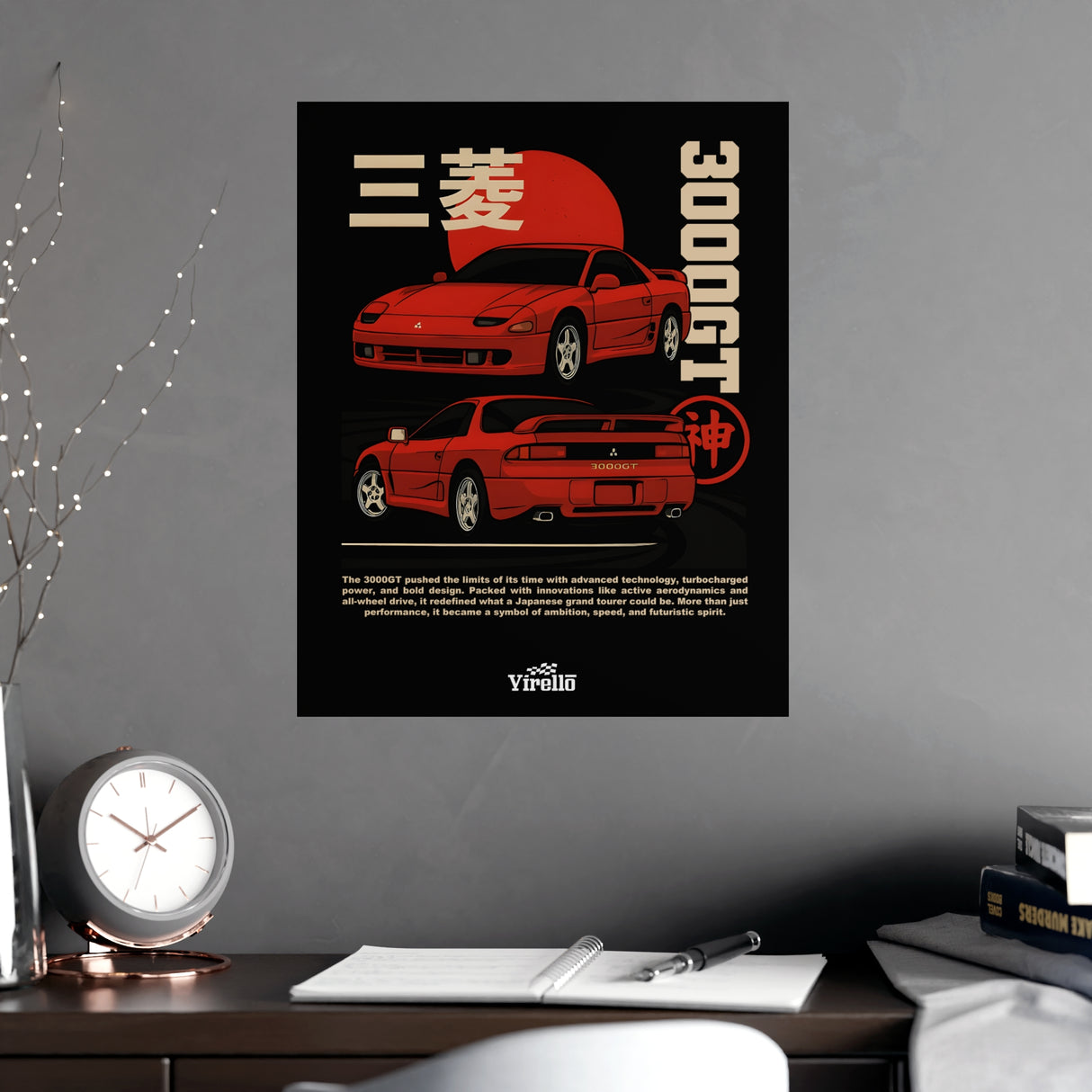 1990–2001 Mitsubishi 3000GT Poster