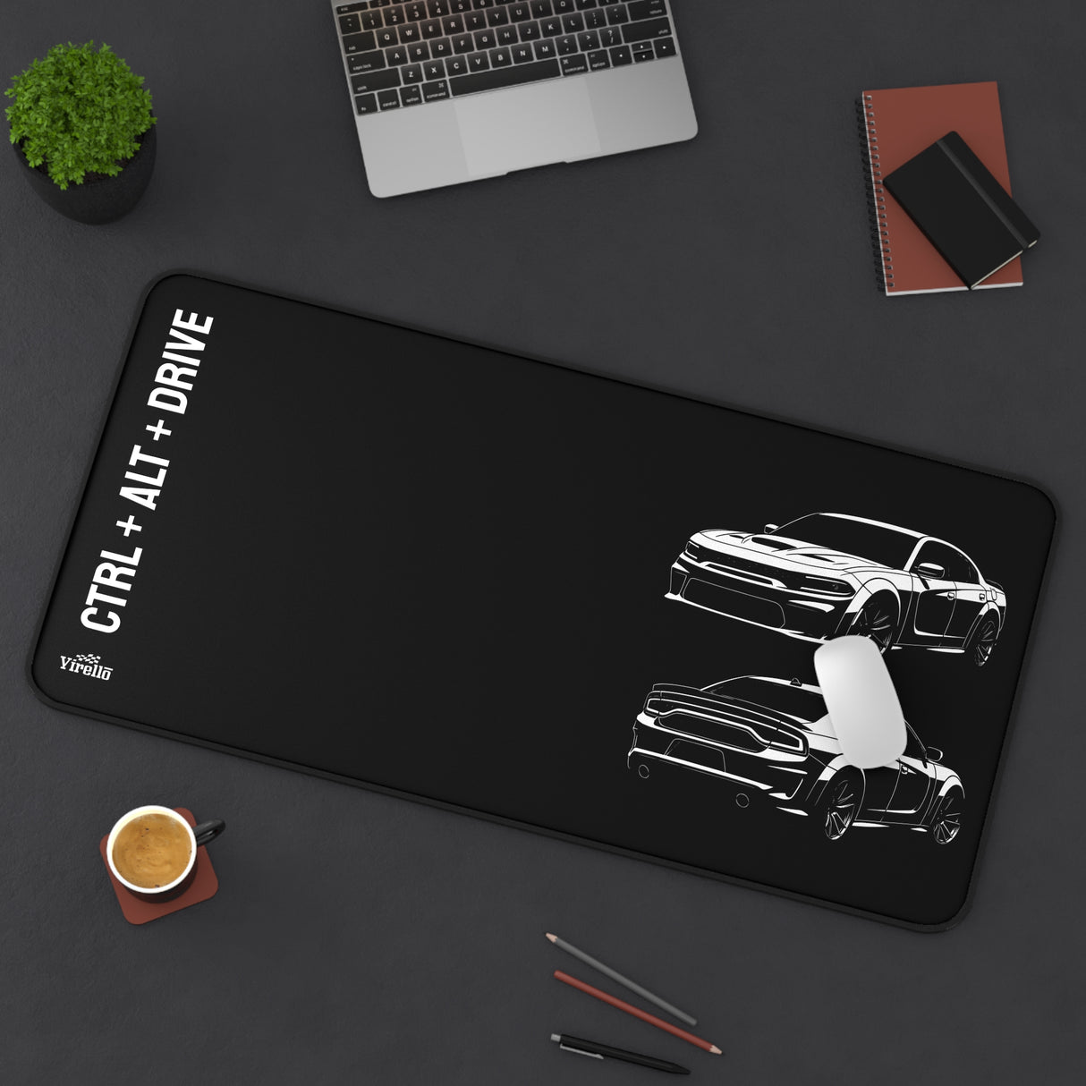 2015+ Dodge Charger Hellcat Desk Mat