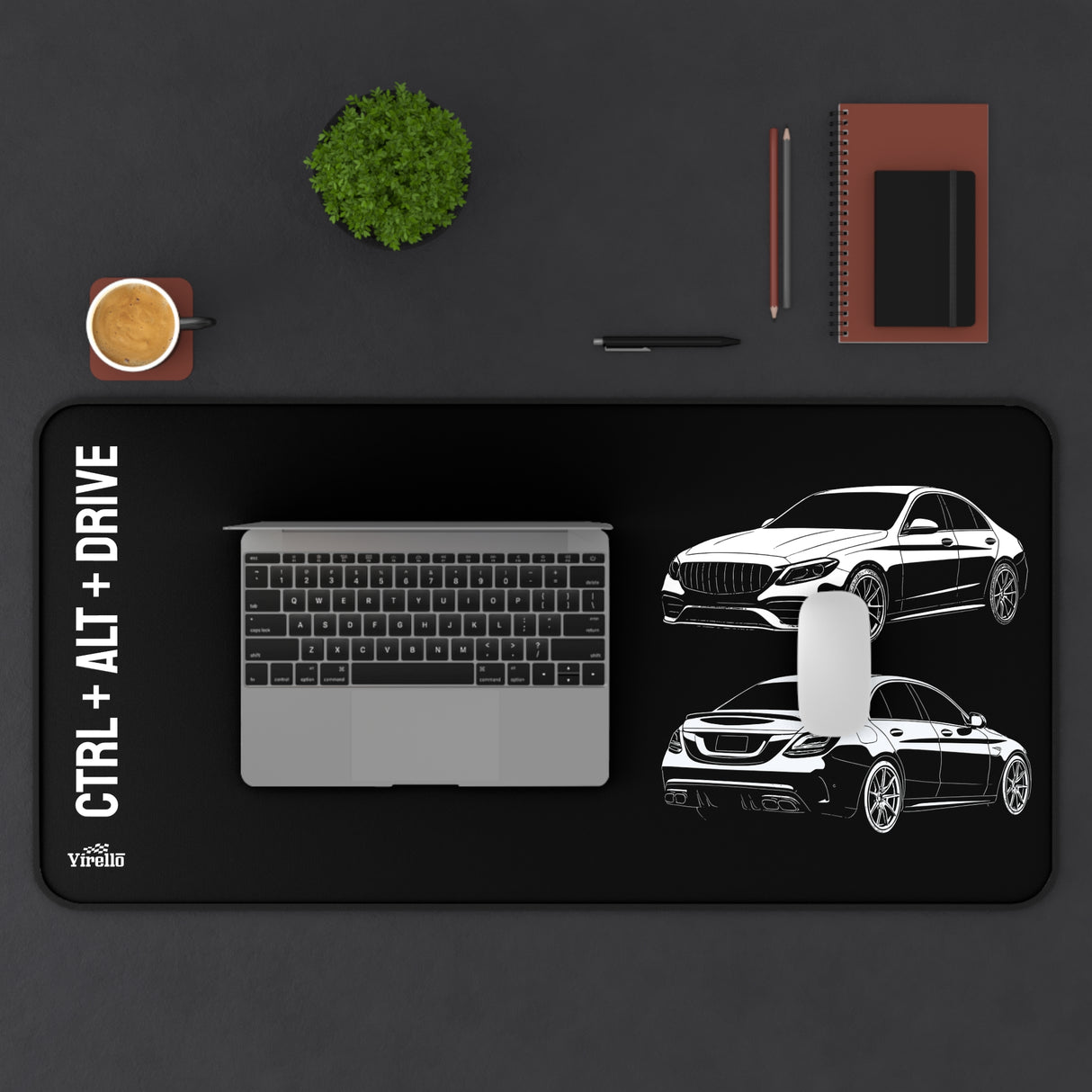 2015–2021 Mercedes-Benz C63 AMG (W205) Desk Mat