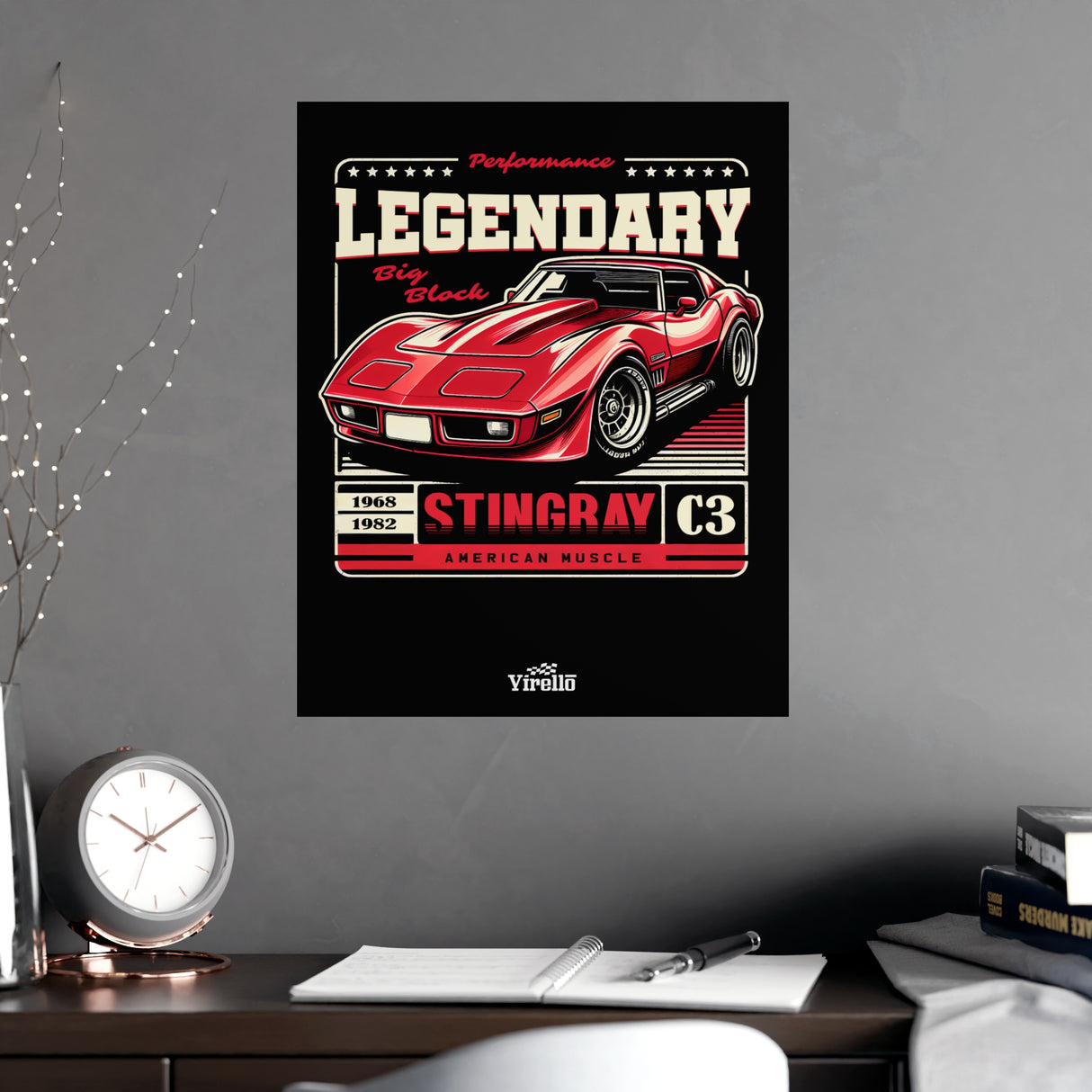 1968–1982 Chevrolet Corvette (C3) Poster