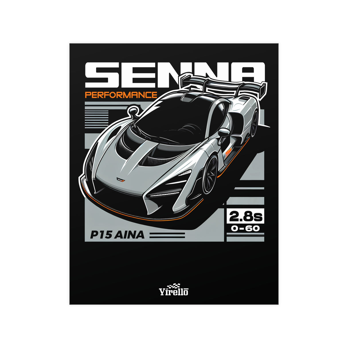 2018–2024 McLaren Senna Poster