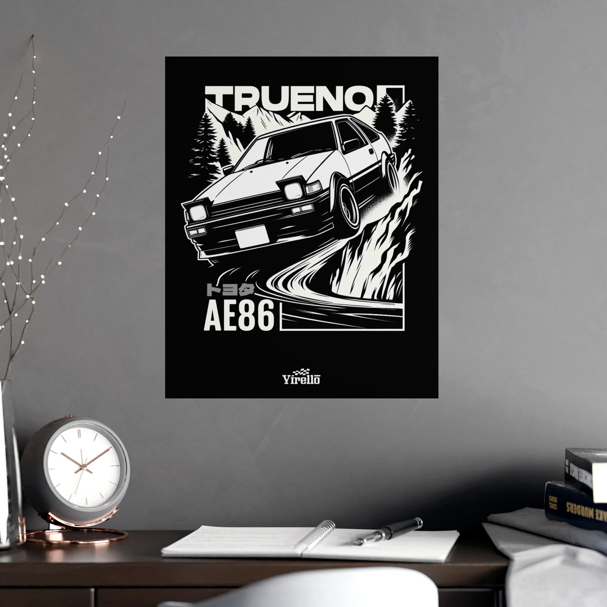 1983–1987 Toyota Trueno AE86 Poster