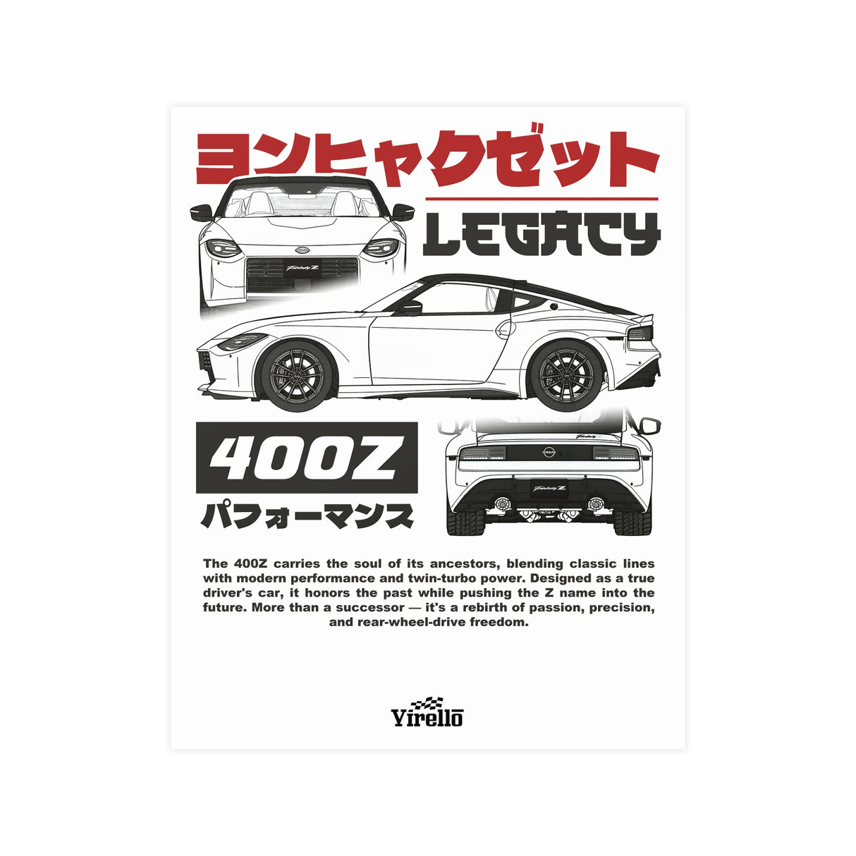 2023+ Nissan 400Z Poster