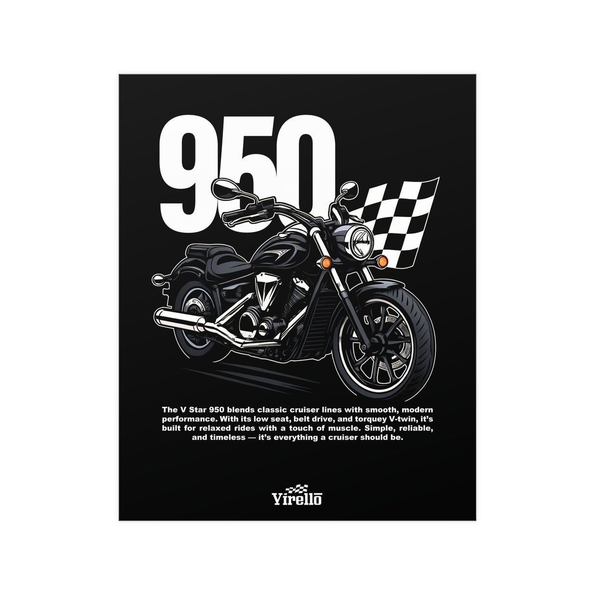 Yamaha V Star 950 Poster