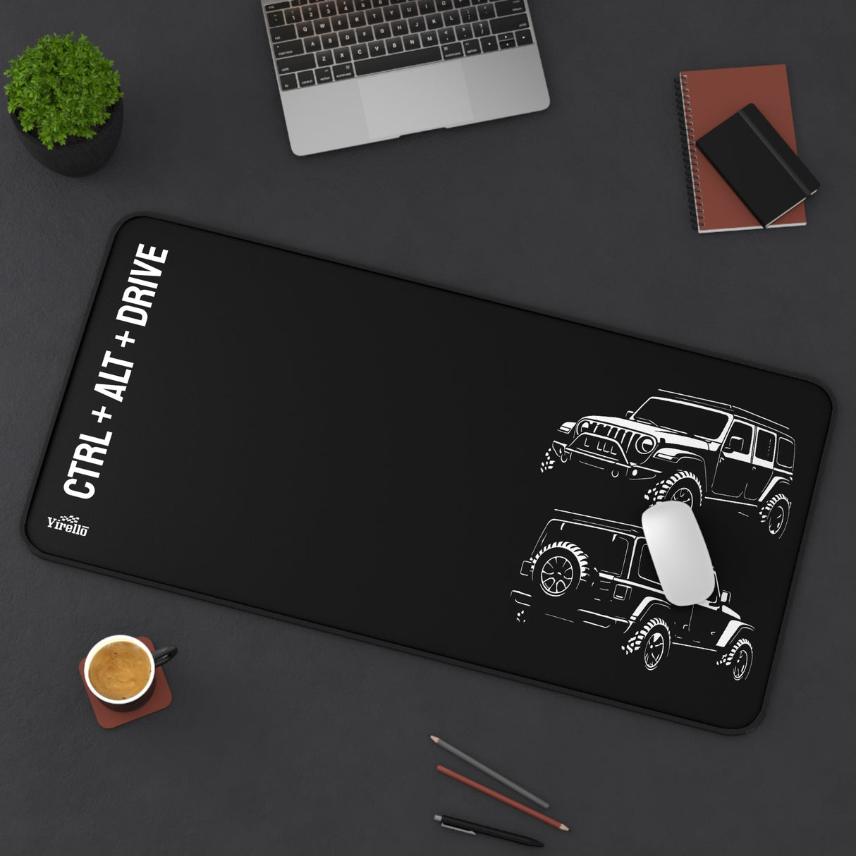 2018+ Jeep Wrangler Desk Mat