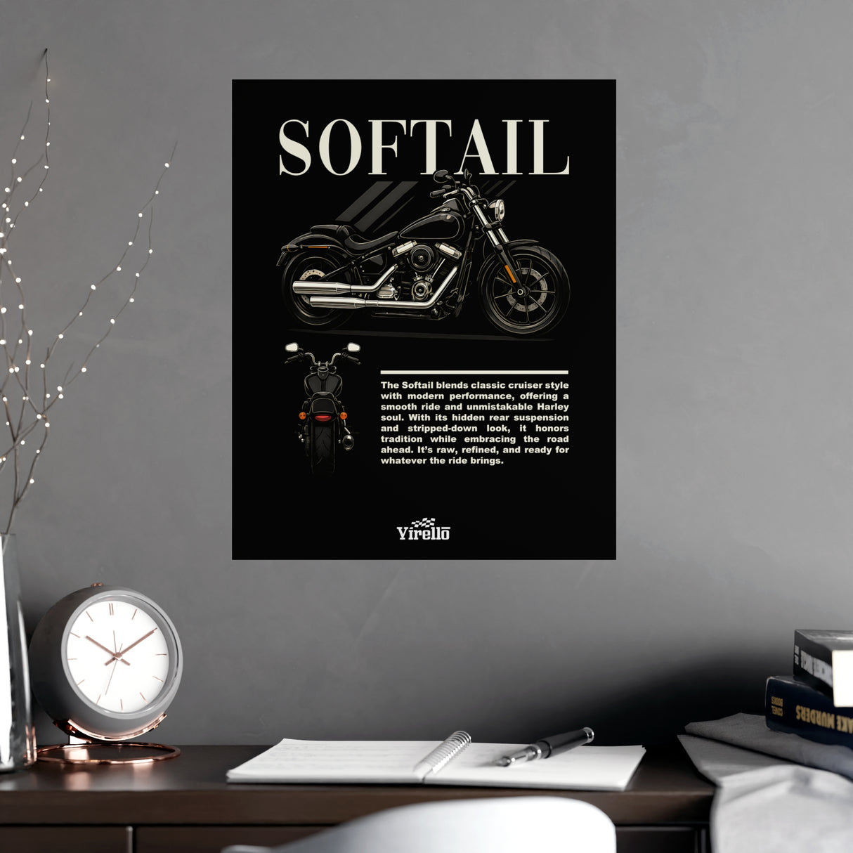 Harley Softail Poster