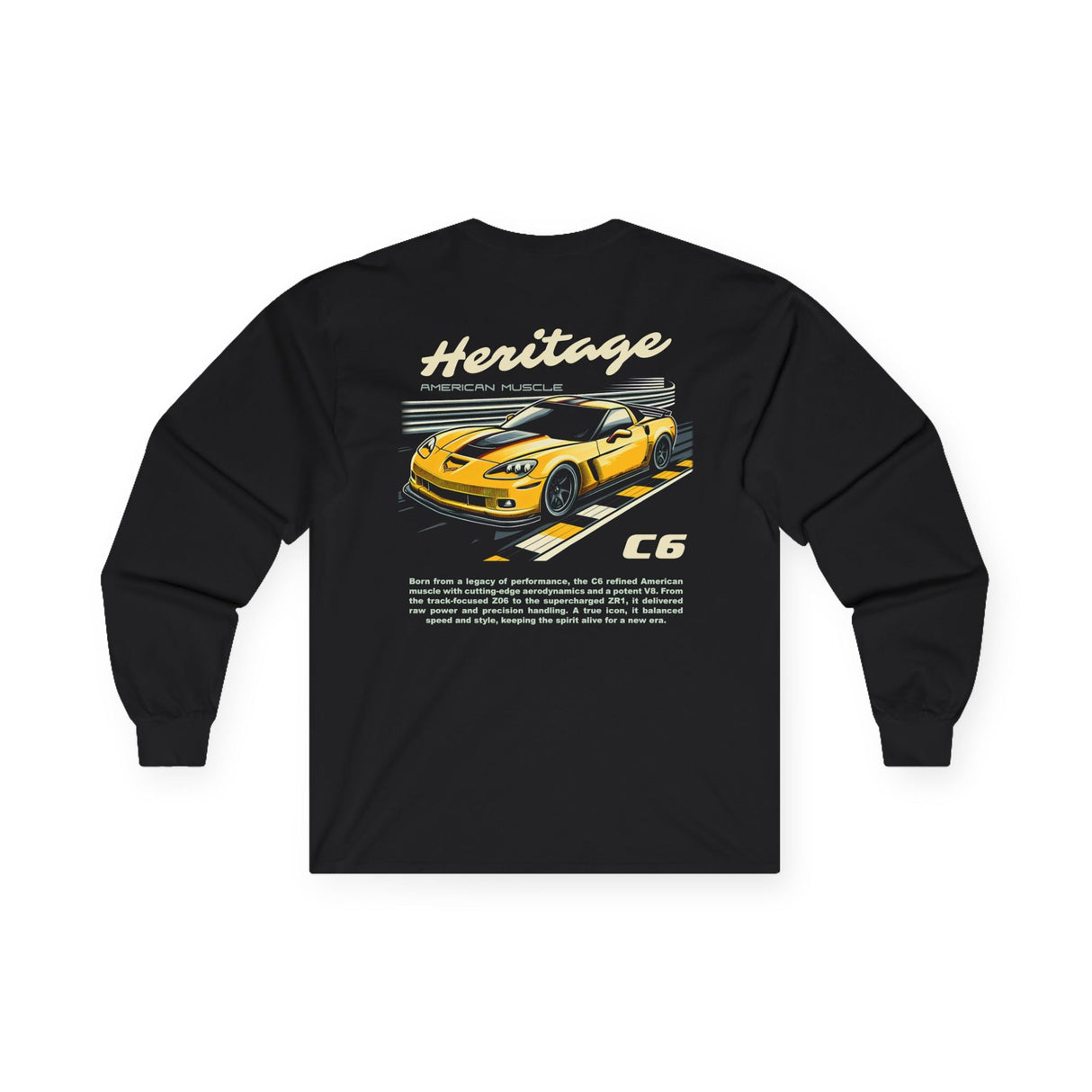 2005–2013 Chevrolet Corvette (C6) Long Sleeve Shirt