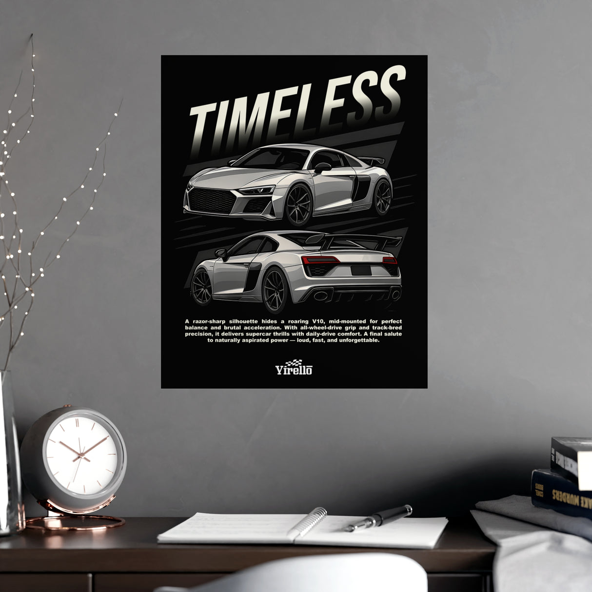 2015–2023 Audi R8 Poster