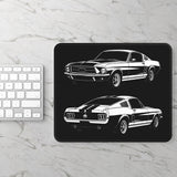 1967–1968 Ford Mustang Fastback Mouse Pad