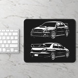 2001-2003 Subaru WRX "Bugeye" Mouse Pad