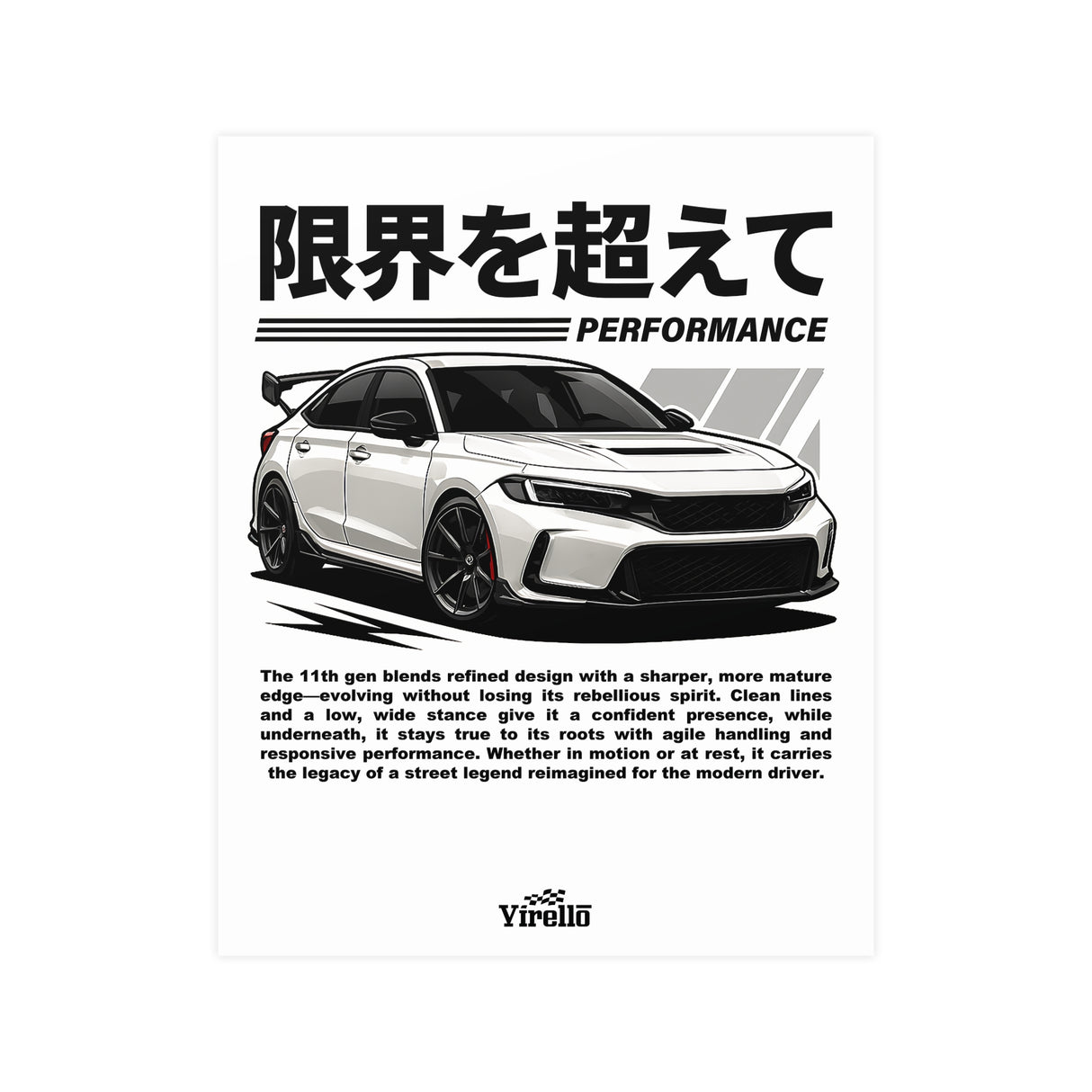 2023+ Honda Civic Type R Poster