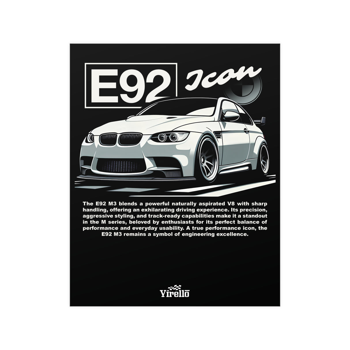 BMW M3 (E92) Poster