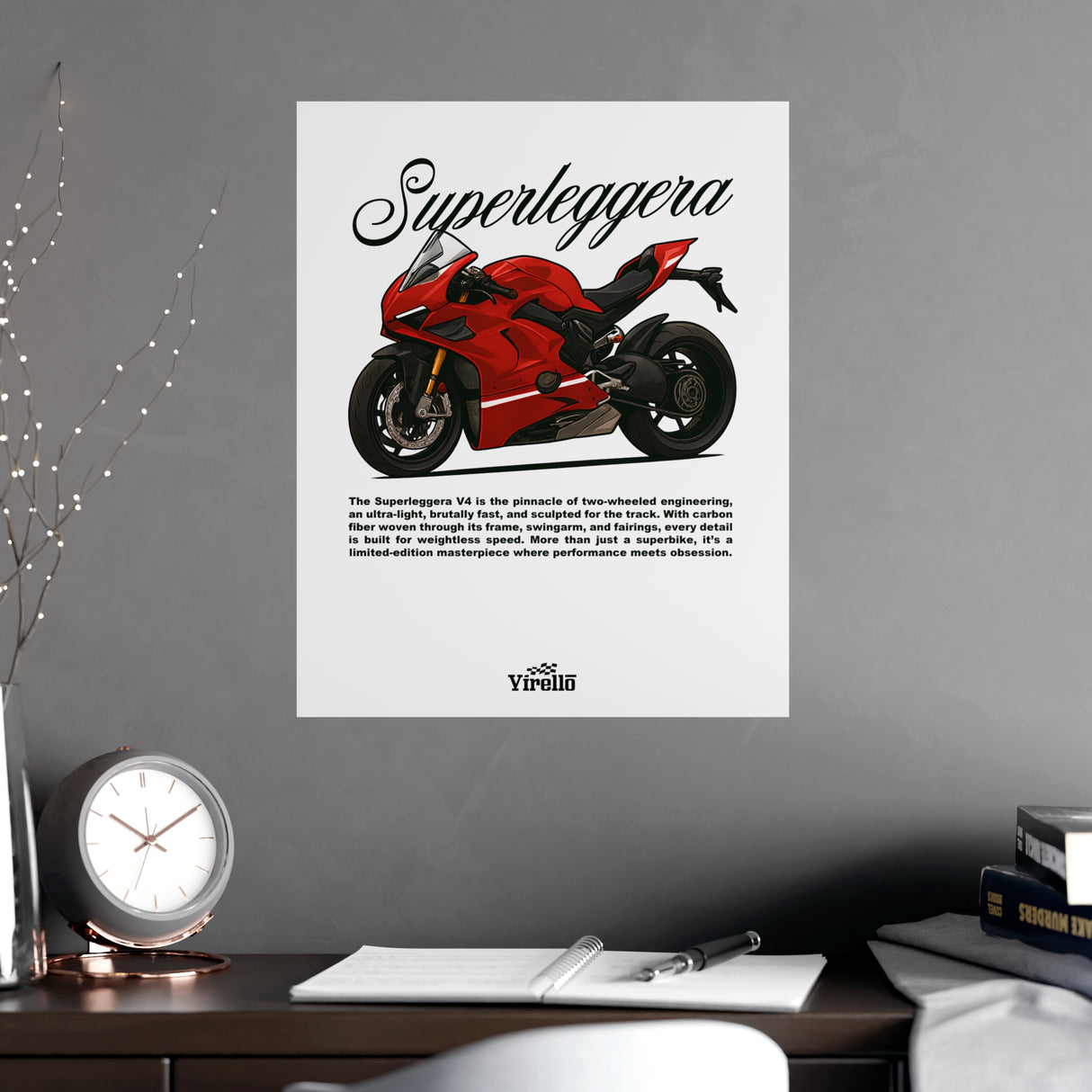 Ducati Superleggera Poster