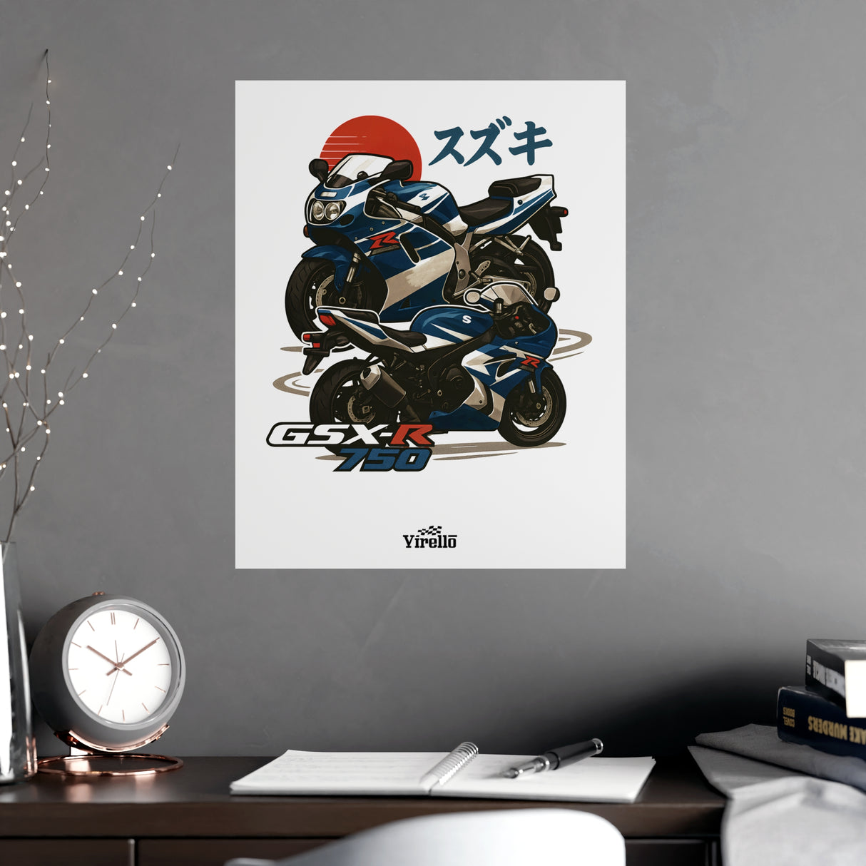 Suzuki GSX-R750 Poster