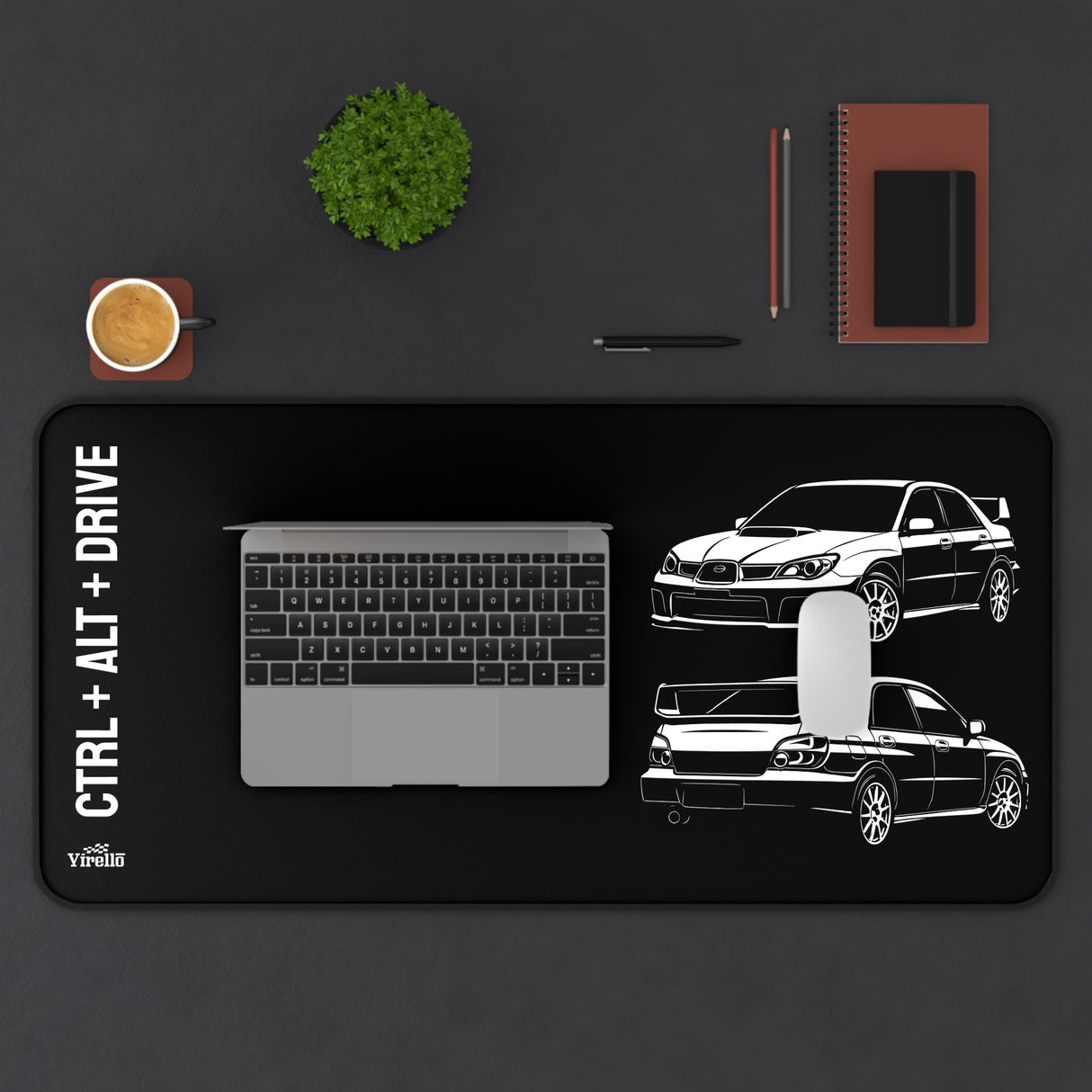 2006-2007 Subaru WRX STI "Hawkeye" Desk Mat