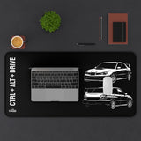 2006-2007 Subaru WRX STI "Hawkeye" Desk Mat