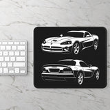 2003–2010 Dodge Viper (ZB I/II) Mouse Pad