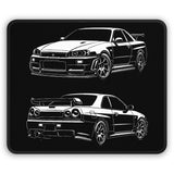 1999-2002 Nissan Skyline GT-R (R34) Mouse Pad