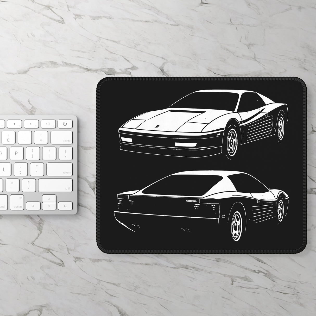 1984–1991 Ferrari Testarossa Mouse Pad