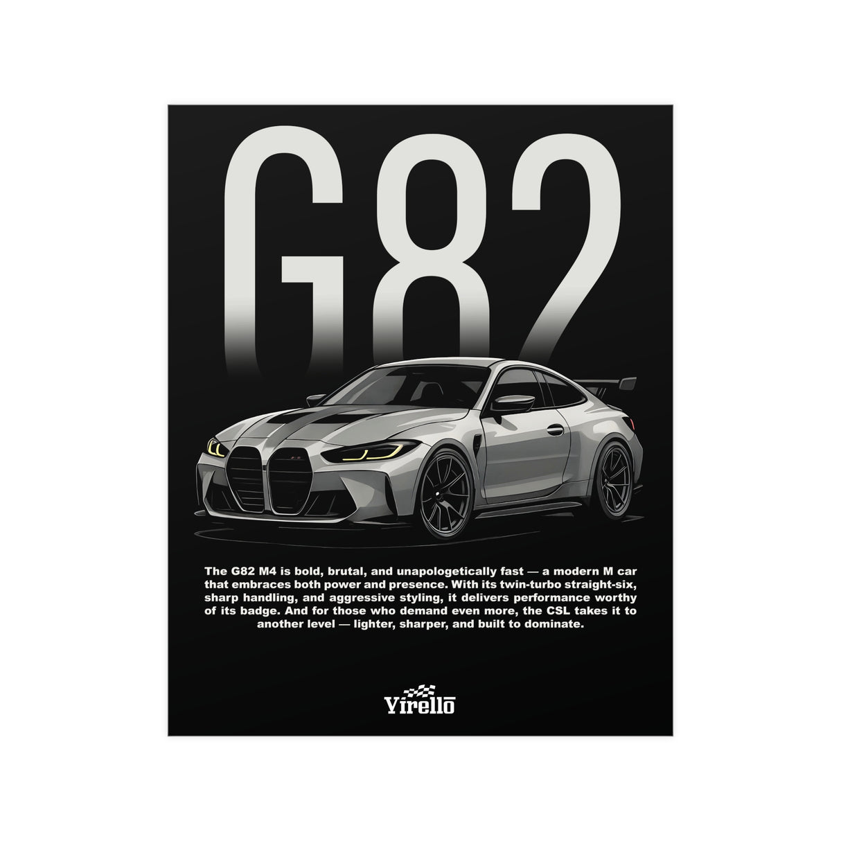 BMW M4 (G82) Poster