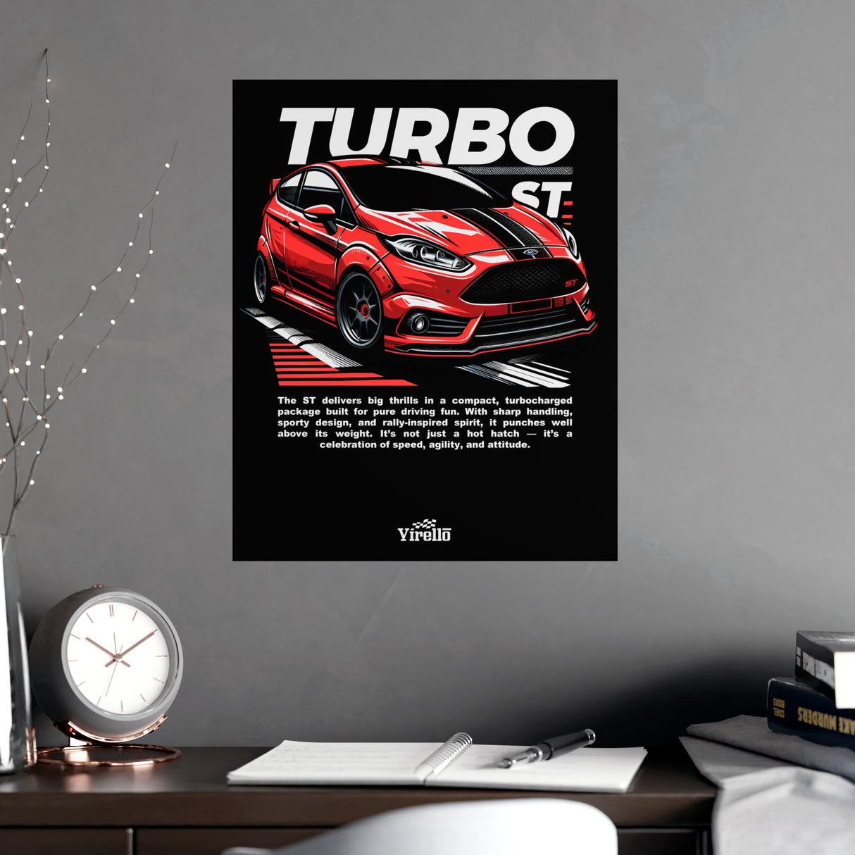 2014–2019 Ford Fiesta ST Poster