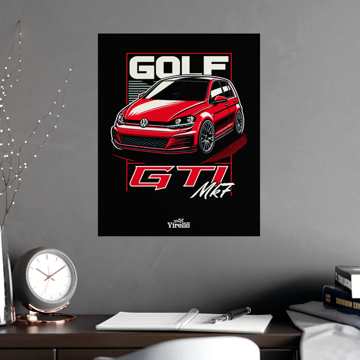 2013-2020 Volkswagen Golf GTI Mk7 Poster