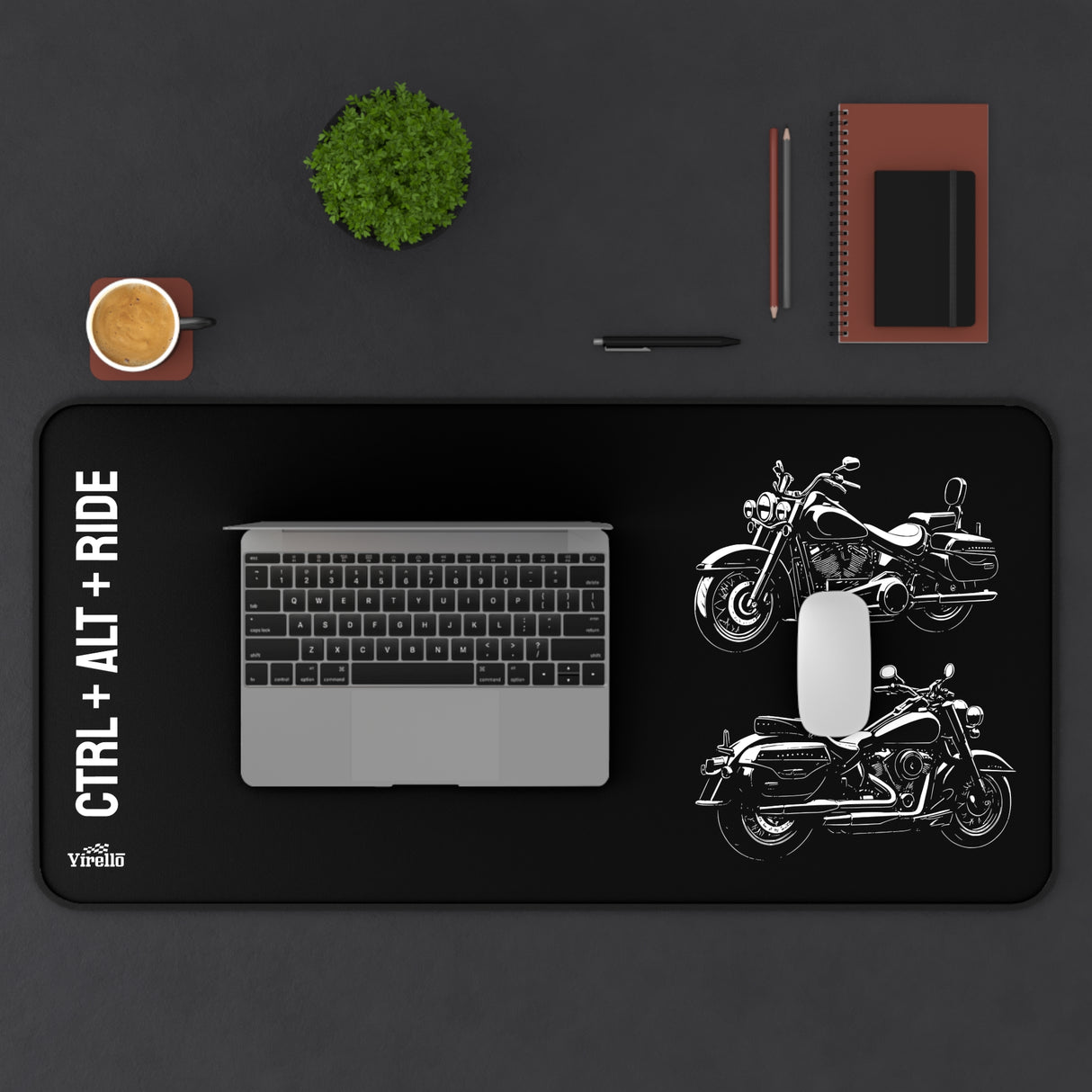 Harley Heritage Classic Desk Mat