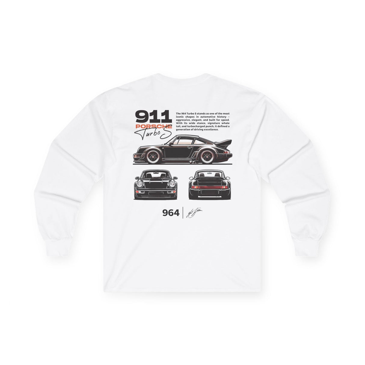 1990-1994 Porsche 911 Turbo S (964) Long Sleeve Shirt