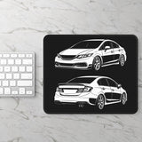2012–2015 Honda Civic Si Mouse Pad