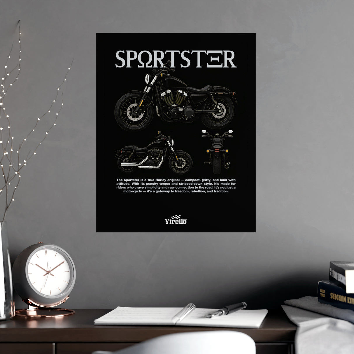 Harley Sportster Poster