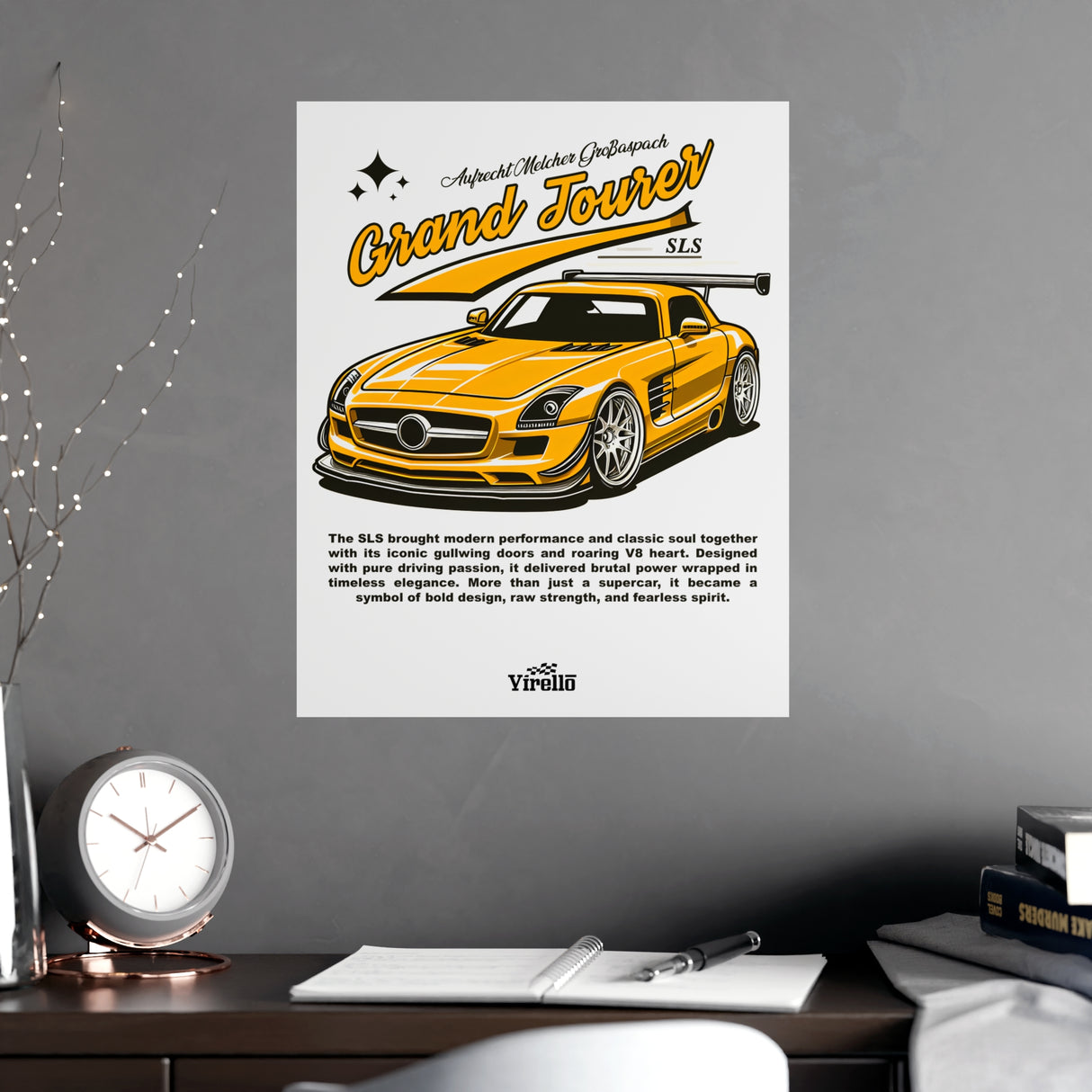 2010–2015 Mercedes-Benz SLS AMG Poster