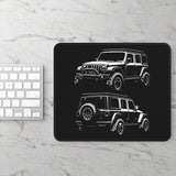 2018+ Jeep Wrangler Mouse Pad