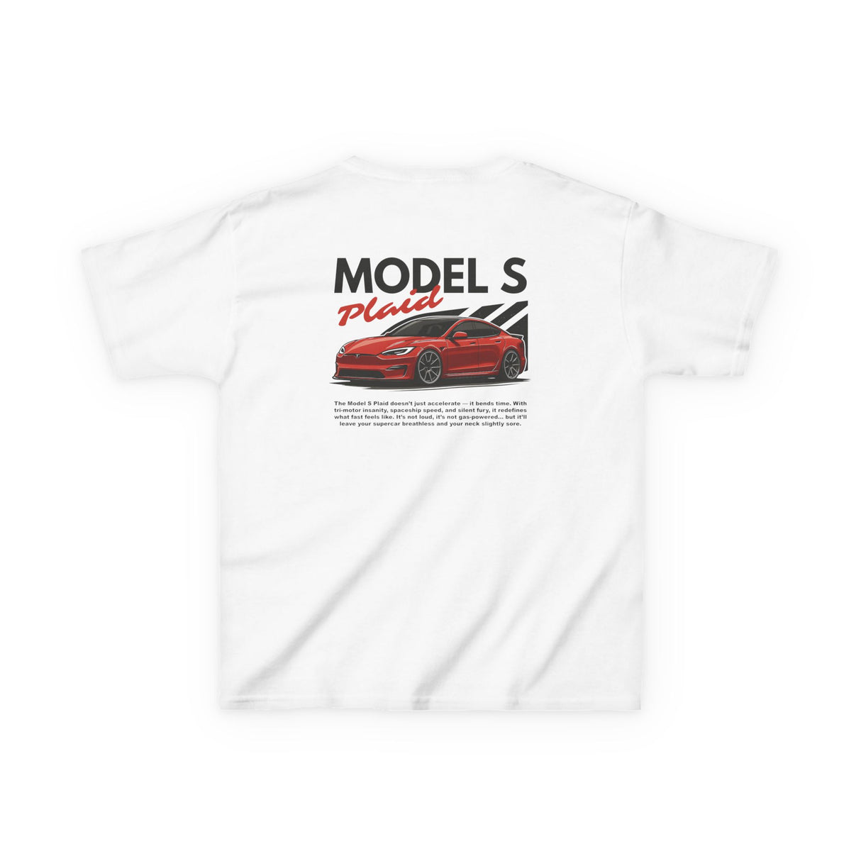 2021+ Tesla Model S Plaid Kids T-Shirt