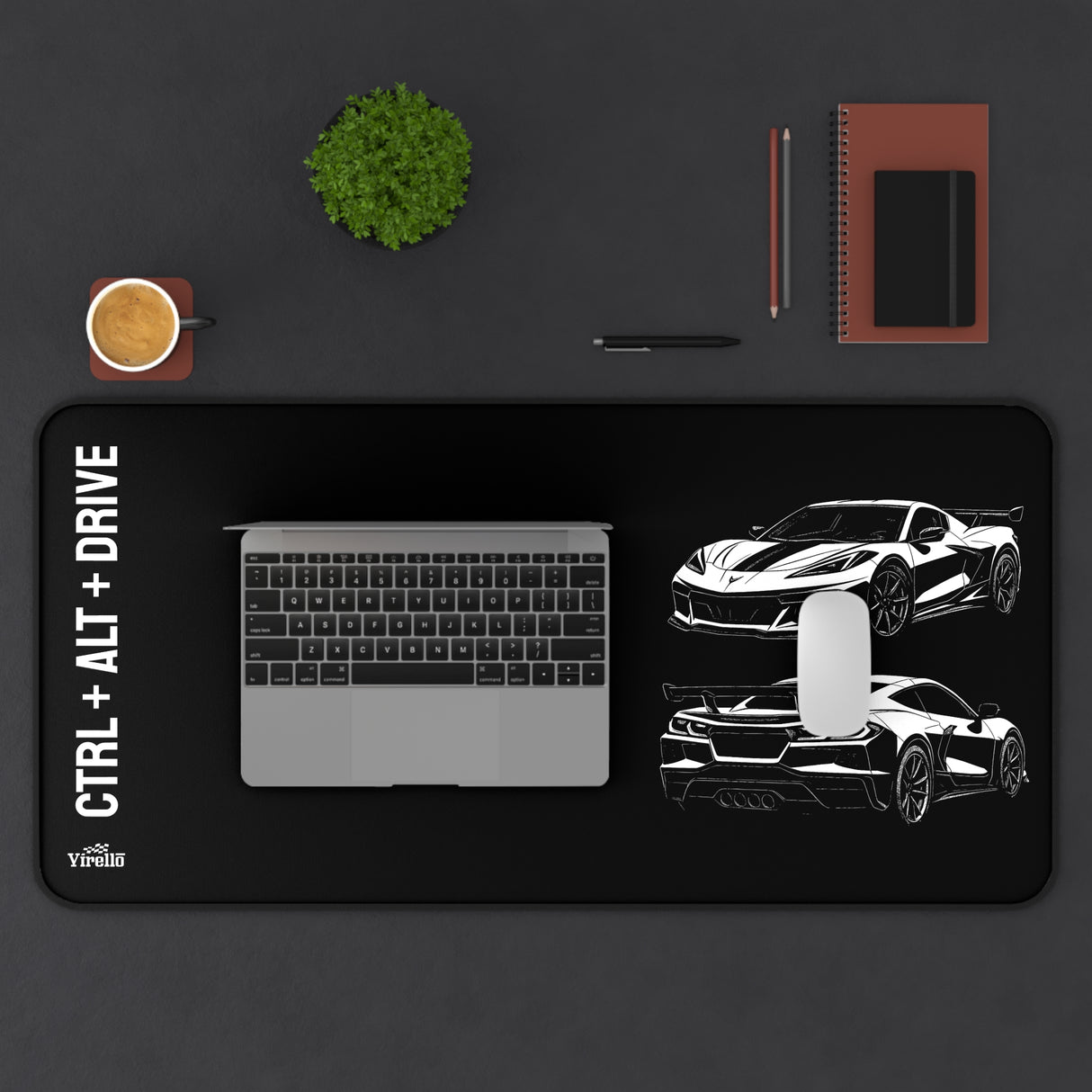 2020+ Chevrolet Corvette (C8) Desk Mat