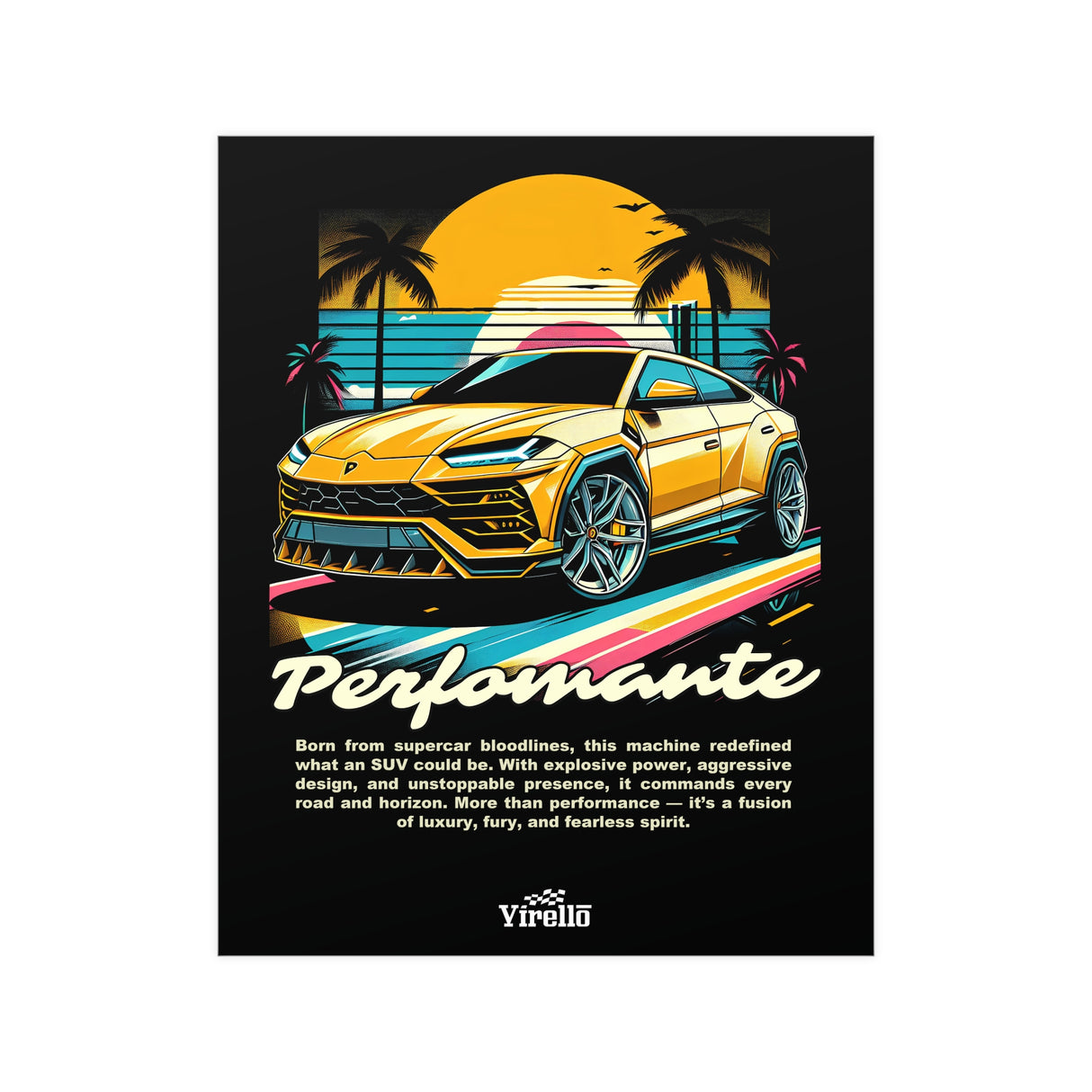 2018+ Lamborghini Urus Poster