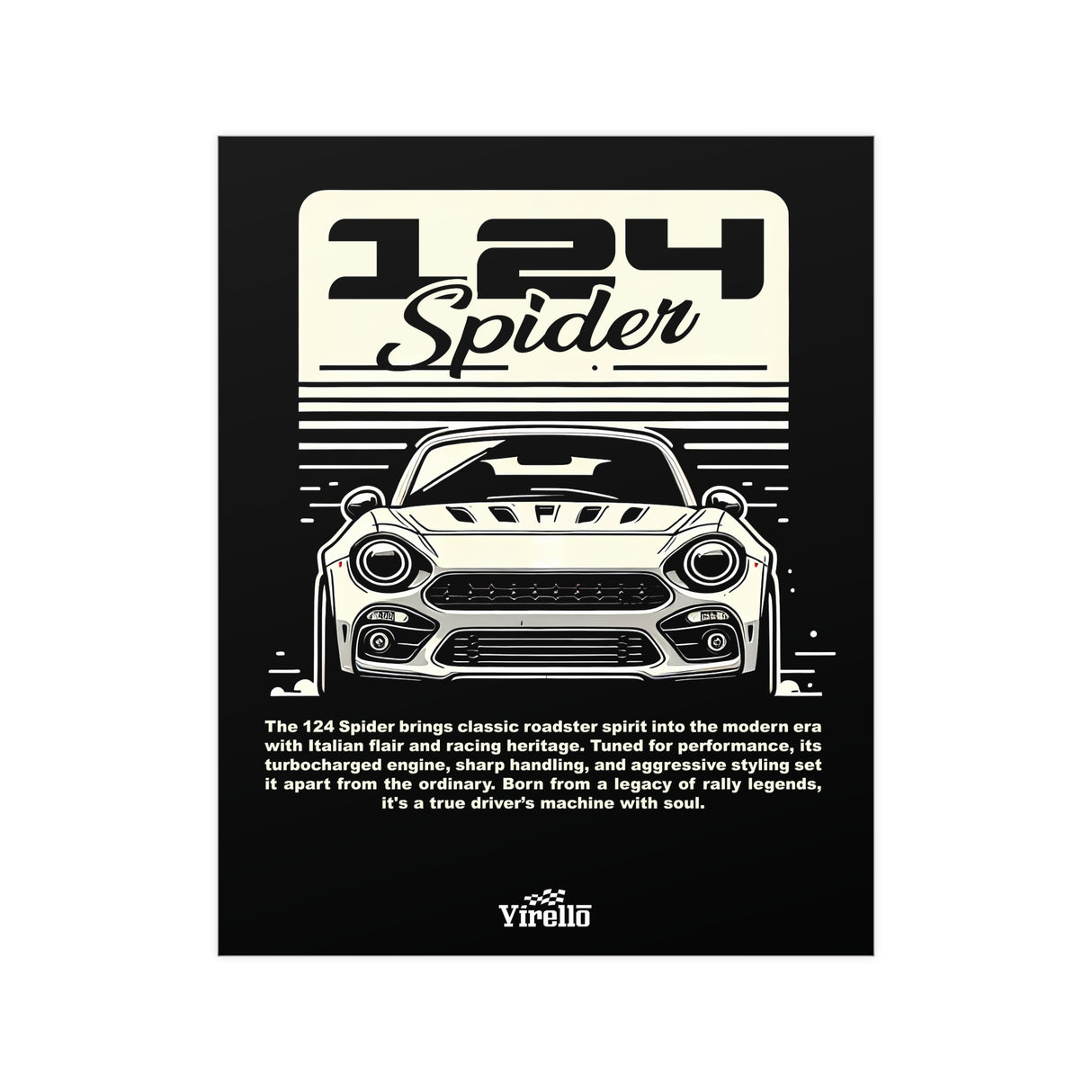 2016–2020 Fiat 124 Spider Poster