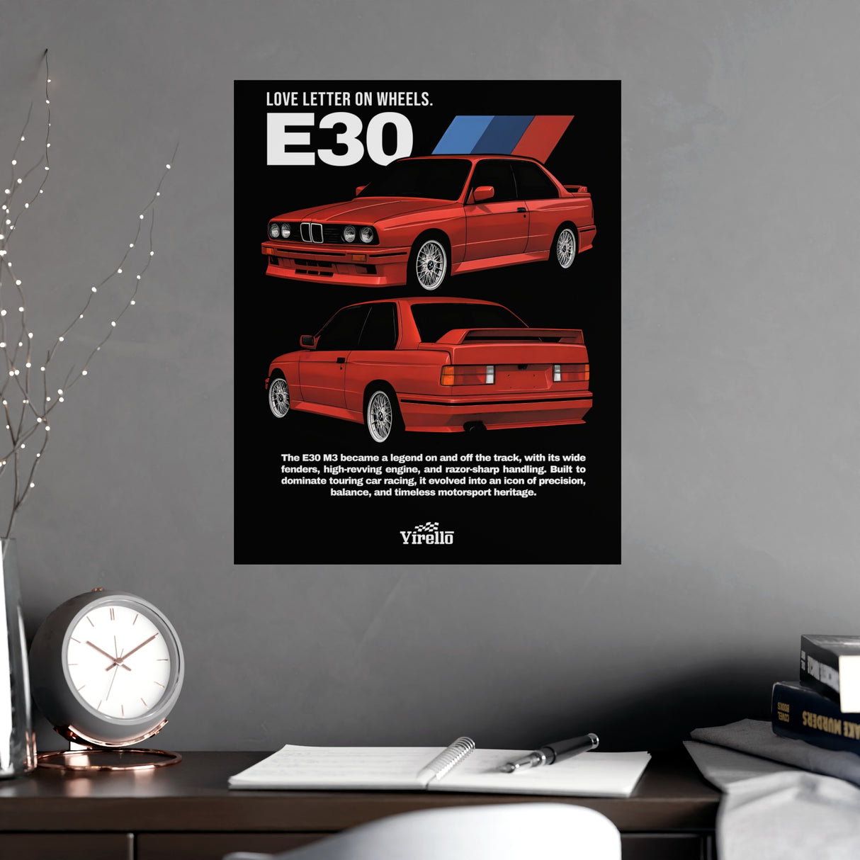 BMW M3 (E30) Poster