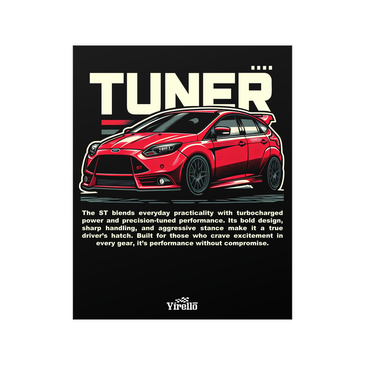 2012–2014 Ford Focus ST Poster