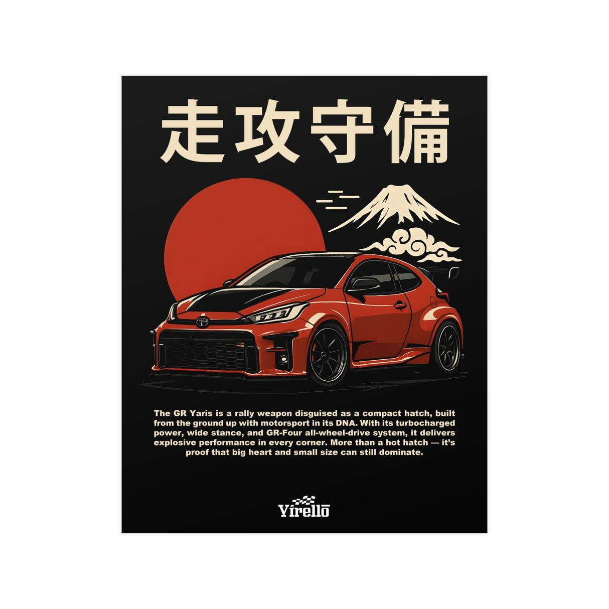 2020+ Toyota Yaris GR Poster