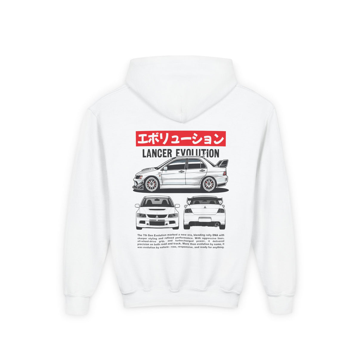 2001–2002 Mitsubishi Evolution VII Kids Hoodie