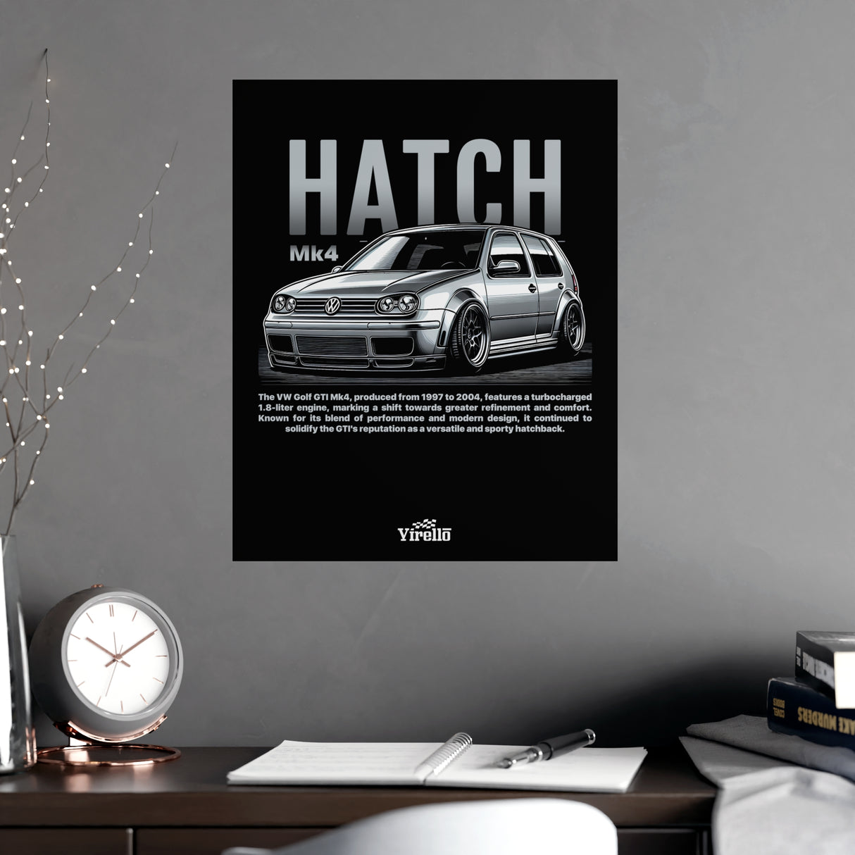 1997-2004 Volkswagen Golf GTI Mk4 Poster
