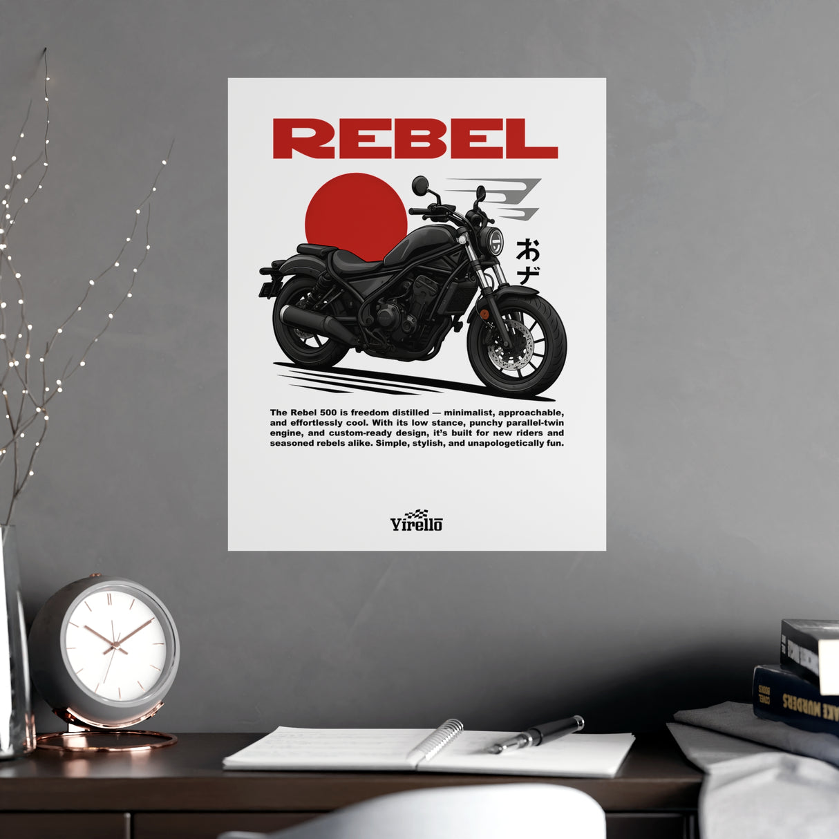 Honda Rebel 500 Poster