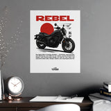 Honda Rebel 500 Poster