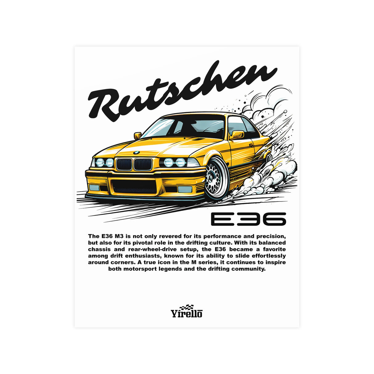 BMW M3 (E36) Poster