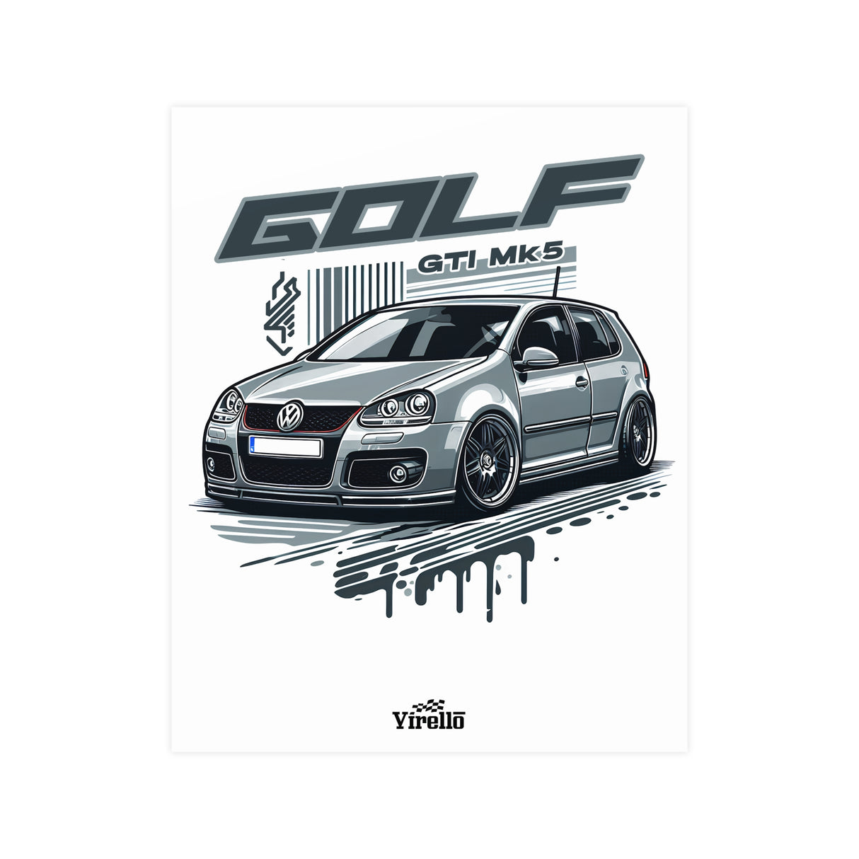 2005-2009 Volkswagen Golf GTI Mk5 Poster