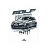 2005-2009 Volkswagen Golf GTI Mk5 Poster
