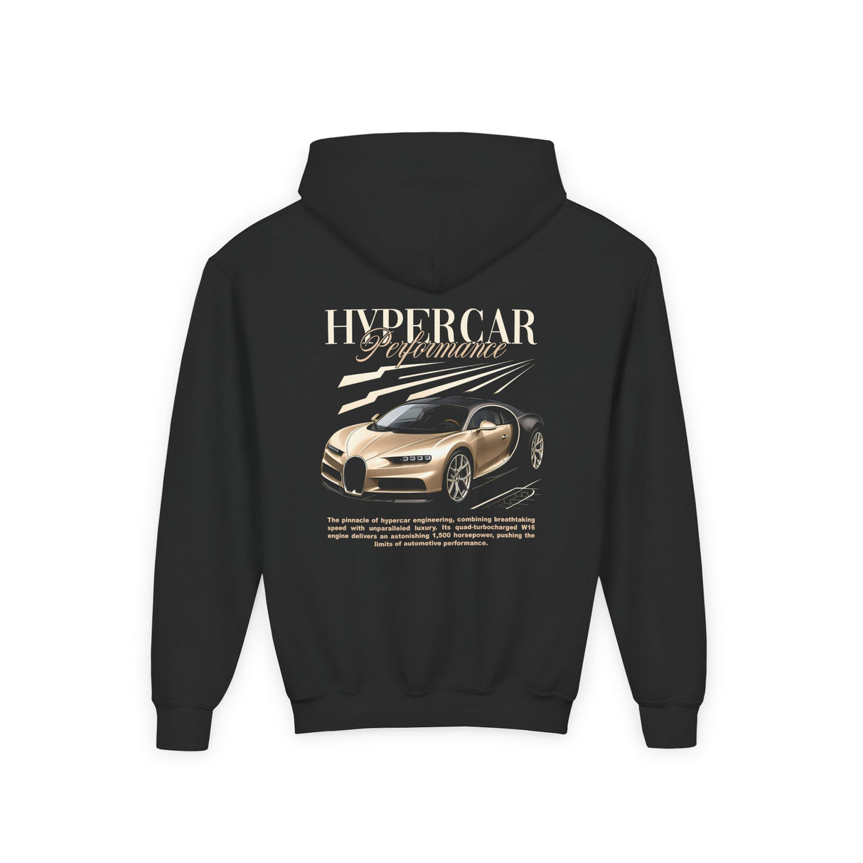 Bugatti Chiron Kids Hoodie