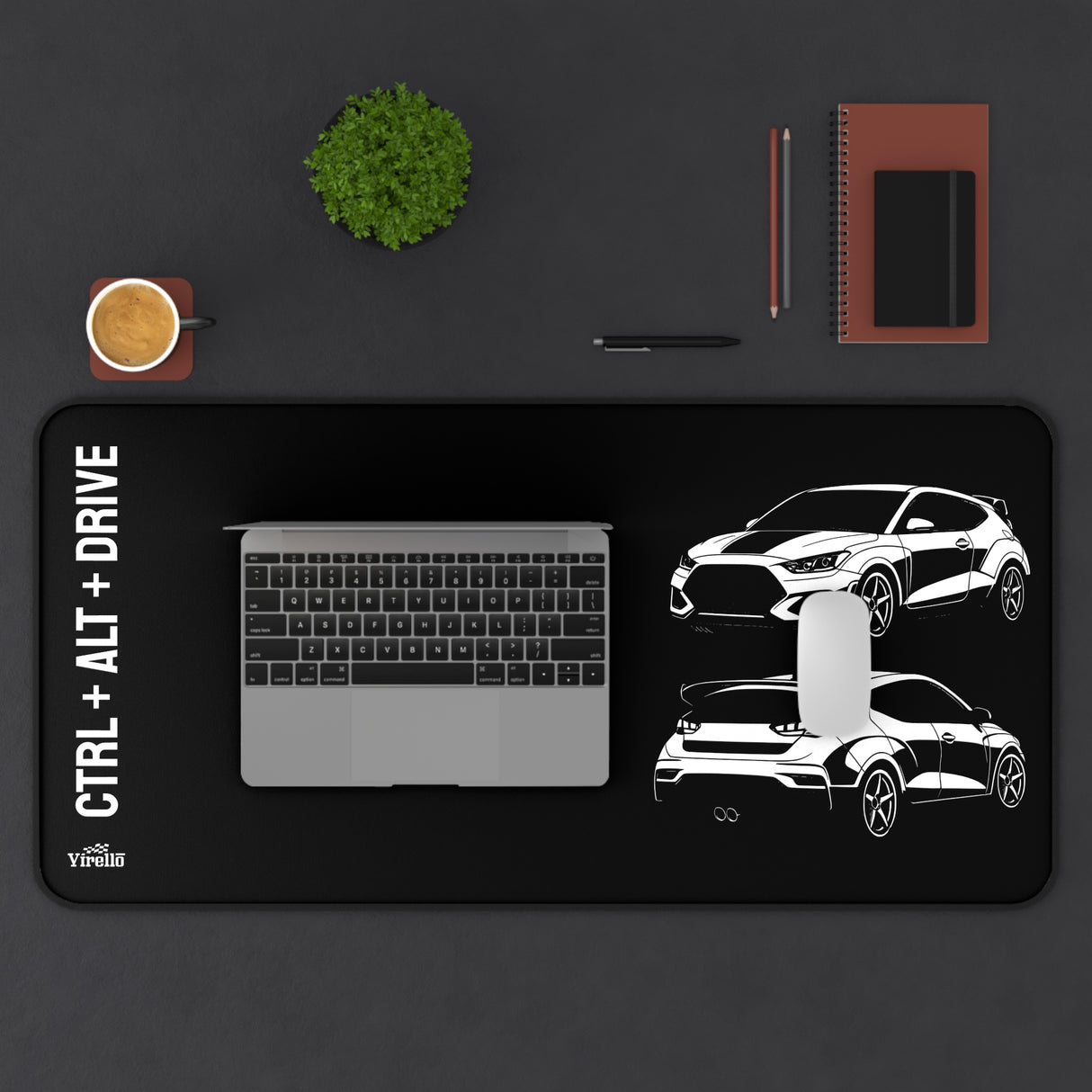 2019–2022 Hyundai Veloster N Desk Mat