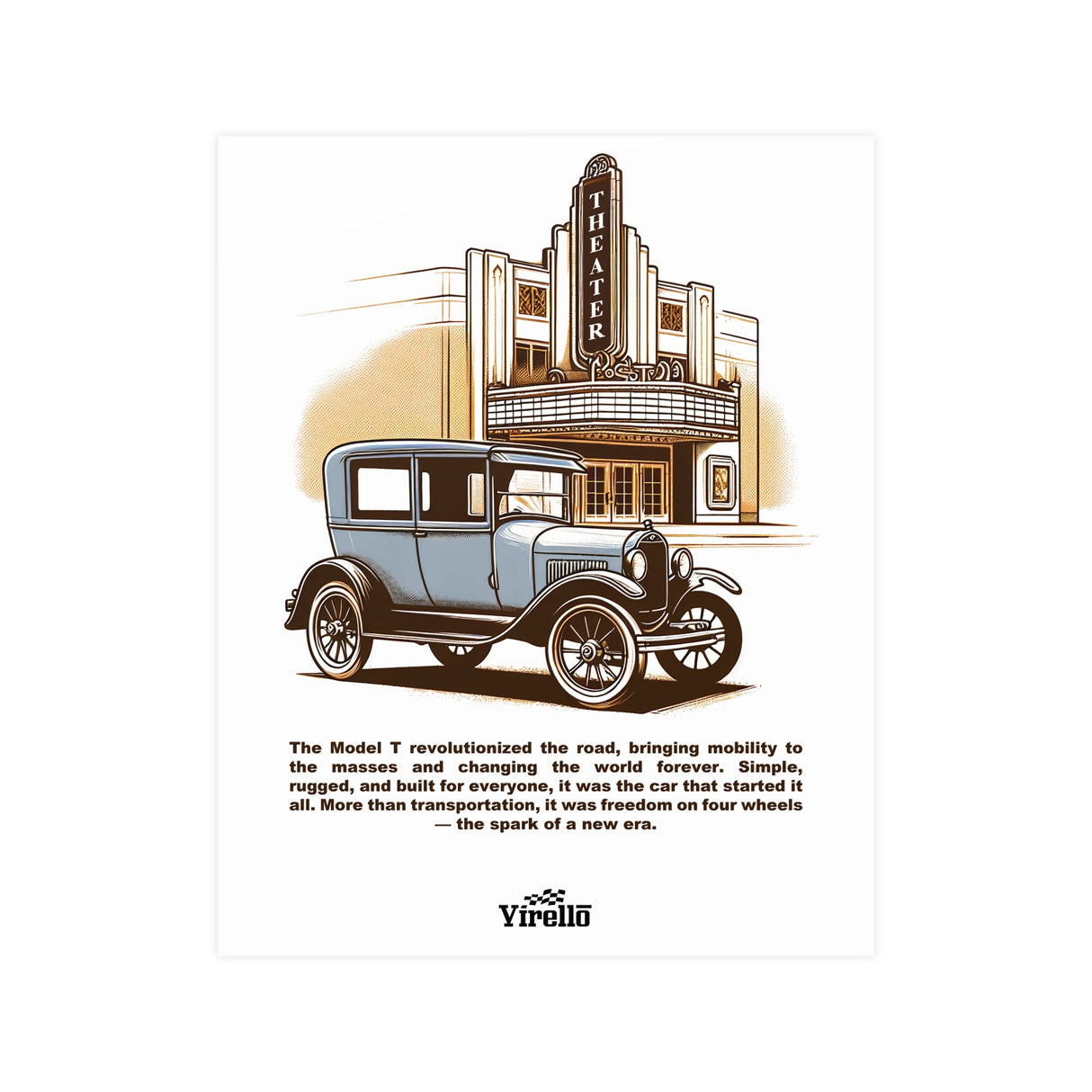 1908–1927 Ford Model T Poster